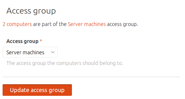 Chapter 5. Access groups